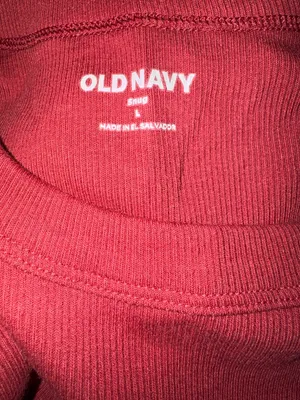 Old Navy Ribbed Long Sleeve Crewneck – Size Large NWOT thumbnail 3