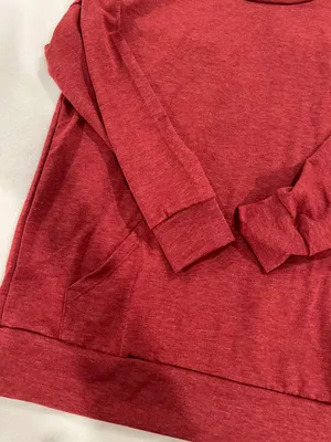 Perfect Peach Womens  Red Sweater top thumbnail 2