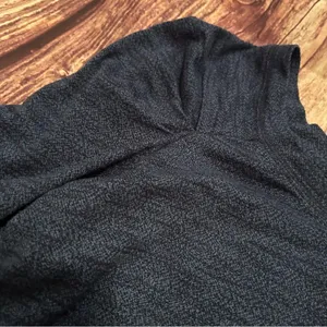 Women’s Free People Juliette Blue Marbled Puff Sleeve 3/4 Sleeves Size L thumbnail 3