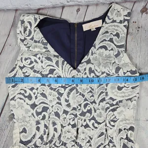 Monteau White‎ Lace Dress V Neck Sleeveless Party Cocktail Dress thumbnail 5