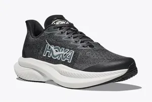 Hoka Mach 6 Womens Running Shoes Black White Size 8B thumbnail 1