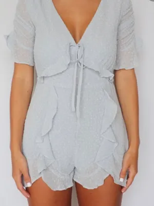 Revolve Blue Romper thumbnail 5