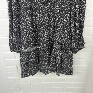 Altar’d State Cheetah Animal Print Tiered Dress Size M thumbnail 6