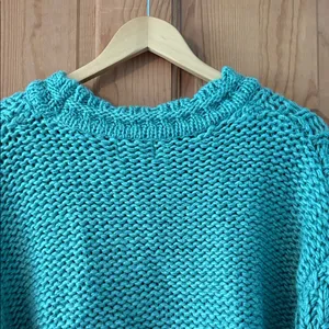 Universal Threads Good Co. Size XS Women's Teen Girl Cozy Green Knit Sweater thumbnail 5