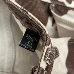 Brown Cow Print Jeans Denim‎ Straight Leg size XS 00-2 thumbnail 6