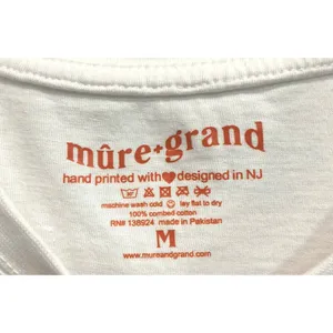 Mure Grand New York Class of 1990s Graphic Tee White Short Sleeve Size M thumbnail 4