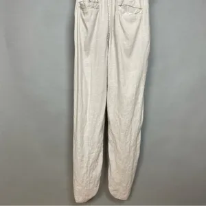 Toad&Co Tara Hemp Jumpsuit Size Small Oatmeal Chambray One Piece Tie‎ Shoulders thumbnail 7