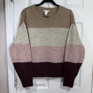 H&M Womens Knit Ombre Sweater M‎ thumbnail 1