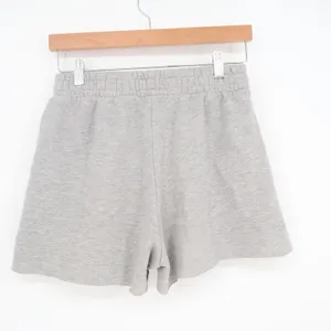 Forever 21 Sweat Shorts Womens Medium Gray Raw Hem Athleisure Good thumbnail 5