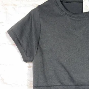 Offline by Aerie Medium Black Crop Top thumbnail 3