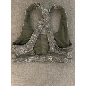 Lululemon Olive Green Size 4 Sports Bra thumbnail 2