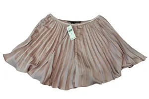 Anthropologie By Anthropologie Silky Plisse Shorts Pink New With Tags NWT Siz XS thumbnail 1