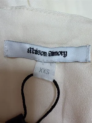 Maison Amory The Belmont Dress in Ivory Cream XXS NEW $369 Bride Bridal thumbnail 13