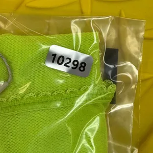 SKIMS Summer Mesh Lace Super Cropped Top Green Highlighter 4X DR-MIN-3585 NEW thumbnail 10