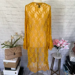Polly & Esther Golden Lace Kimono thumbnail 9