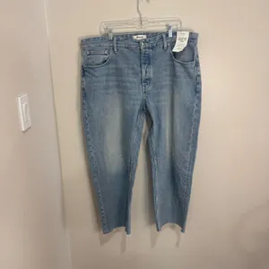 Madewell The Darted Barrel-Leg Jean Light Wash‎ Denim Size 33 NEW thumbnail 9