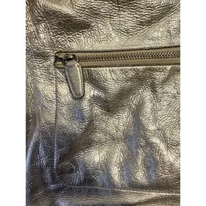 Coach silver‎ leather purse with tassles thumbnail 4