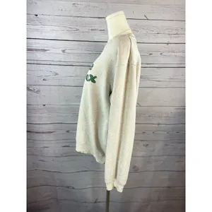 White Fox 4th Edition Oversized Crewneck Sweatshirt Women’s S/M Graphic Pullover thumbnail 3