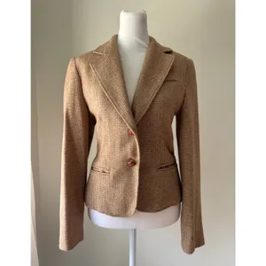 Vintage ‘80s Fay’s Closet Tan Wool Single Breasted Blazer thumbnail 2