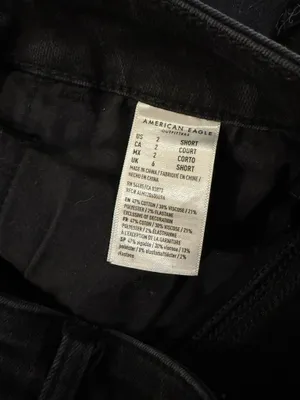 American Eagle Distressed Black Denim Jeans thumbnail 4