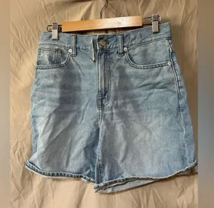 Madewell baggy jean shorts thumbnail 1