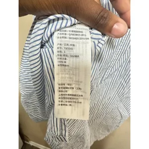 Abercrombie & Fitch Womens Blue White Striped Cotton Oversized‎ Shirt S thumbnail 6