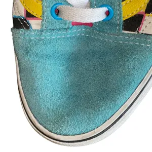 Vans Off the Wall Old Skool Crazy Check Neon Sneakers Mens 6.5 Womens 8 thumbnail 4