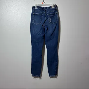 Judy Blue Women Streetwear Blue Denim Distressed Ripped Jeans size 3/26.‎ thumbnail 5