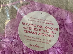 Undies Brand New Lace Bralette in Lavender Pink XS thumbnail 3
