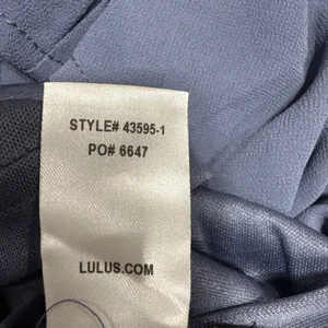 Lulus Halter Neck Blue Maxi Gown Formal Dress Evening Prom Party Dress Large thumbnail 9