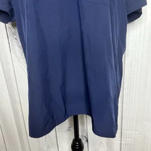 Figs Technical Collection Catarina Scrub Top Womens XL Navy Blue One-Pocket thumbnail 2