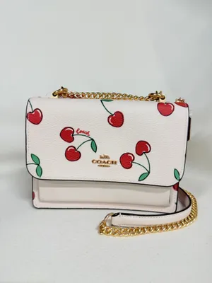 Coach Mini Klare Crossbody With Heart Cherry Print CE656 thumbnail 1