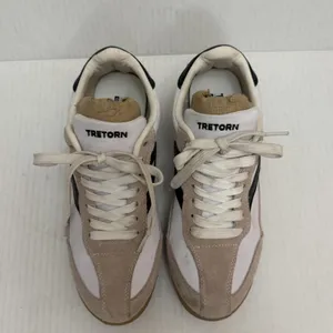 Tretorn Rawlins 2.0 Shoes Womens 6.5 White Beige Leather Colorblock Sneakers thumbnail 7