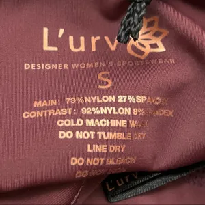 L’urv Last Dance Wine Colored Compression Leggings S NWT thumbnail 6