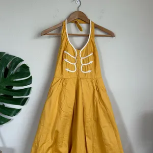 Vintage Anthropologie Floreat Western Halter Dress thumbnail 3