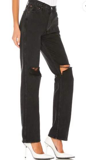 RE/DONE High-Rise Wide Leg Jeans size 26 thumbnail 1