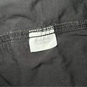 Vuori Vintage Ripstop Gray Raw Hem Elastic Waist Pull On Shorts Women’s Size XL thumbnail 6