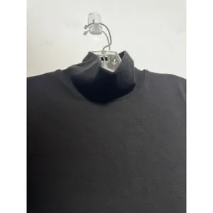 Brand New OGL Women's Size Small Black Knit Mock Neck Pullover Top Shirt thumbnail 8
