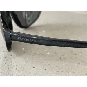 GIORGIO ARMANI SUNGLASSES EYEGLASSES FRAMES ONLY oval black 2536 020 62-17-120 thumbnail 4