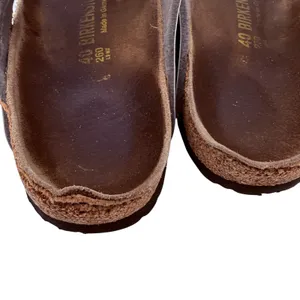 Birkenstock Women's Silver Gizeh Leather Sandals Size 40 / 260 / 9 thumbnail 9