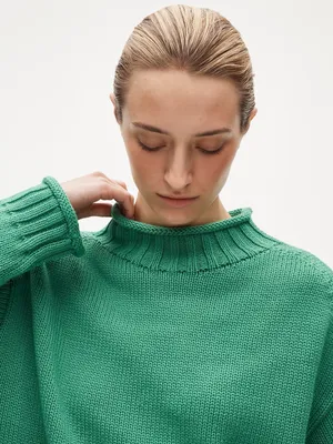 J. Crew 2025 Rollneck in Summer Yard Green Size XXS thumbnail 4
