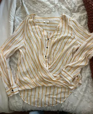 A New Approach Striped Knotted Shirt thumbnail 1