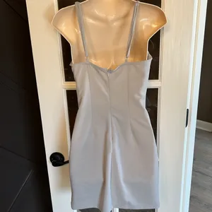 TOBI Pull It Together Grey Bodycon Dress Size Small thumbnail 7