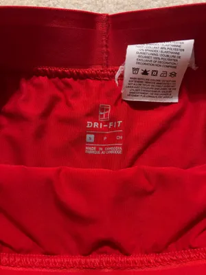 Red Nike Dri-Fit Skort Tennis Skirt thumbnail 5