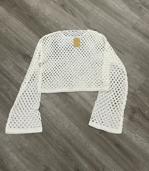 White Bikini Cover Up Beachswear Size XS thumbnail 1