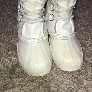 Vintage White Sorel polaris boots size 7 snow boots winter boots snowboarding​​ thumbnail 4
