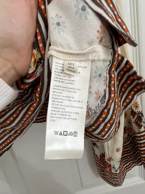 Free People Mix N Match Long Wide Sleeve Blouse thumbnail 5