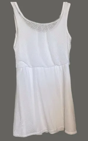 Prana White sleeveless knee‎ length dress size Small thumbnail 1