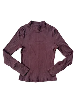 Intimately Free People The Dylan Mock Neck Tee size Medium thumbnail 2