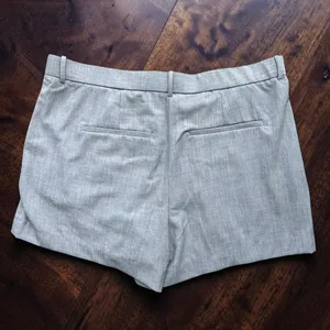 Abercrombie & Fitch Women’s Gray Tailored Dress Shorts Size 35 High Rise Career thumbnail 4